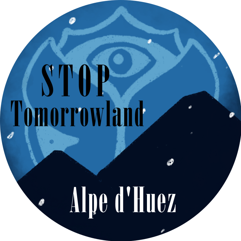 Logo du collectif Stop Tomorrowland Alpe d'Huez